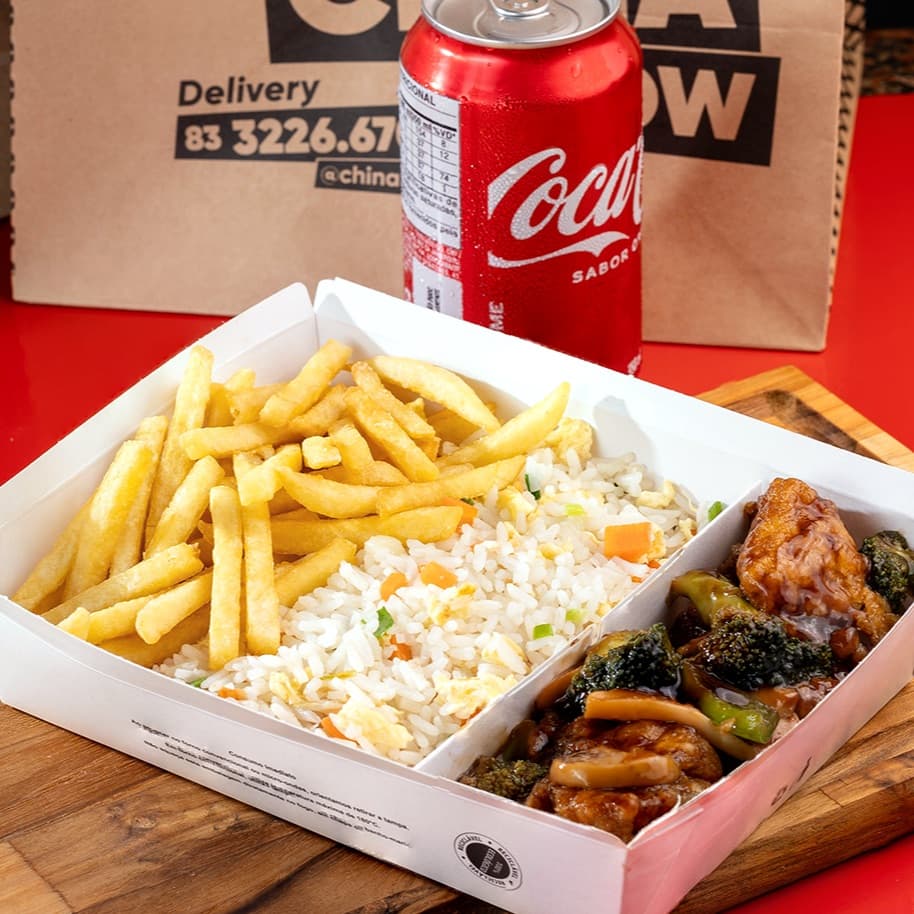 Combo Filé de Peixe com Cogumelo e Brócolis