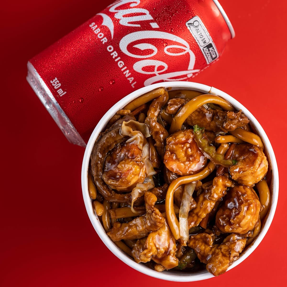 Combo Yakisoba com Camarão